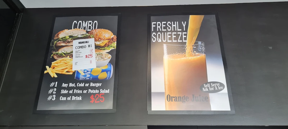 Menu, Kelsos Sandwich Shoppe