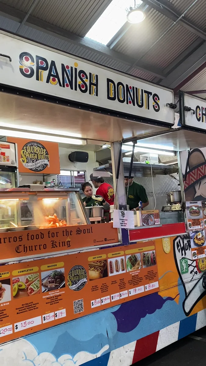 Menu, Churros Spanish Donut