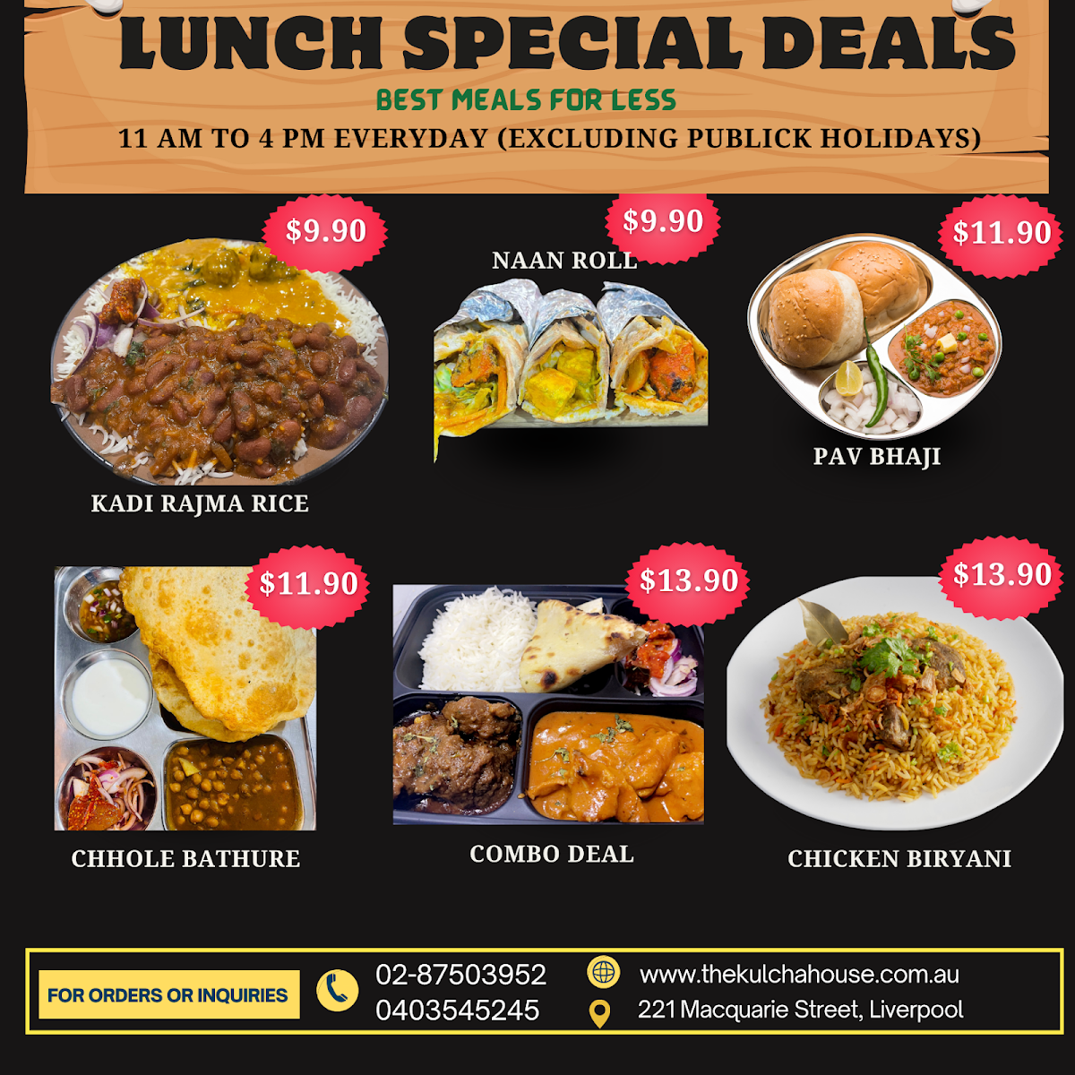 Menu, The Kulcha House-Liverpool-Classic Indian Cuisines