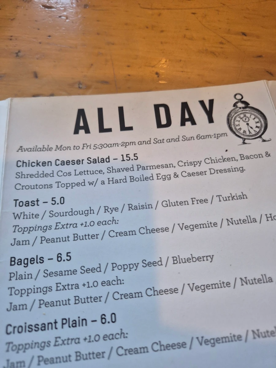 Menu, The Two Professors