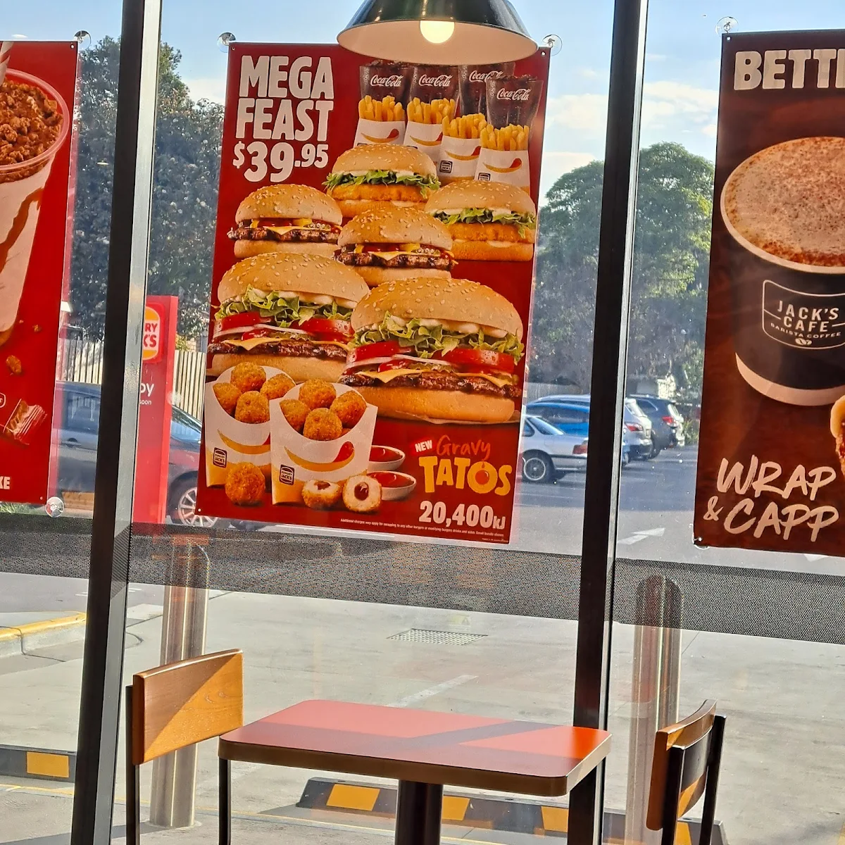 Menu, Hungry Jack's Burgers West Gosford