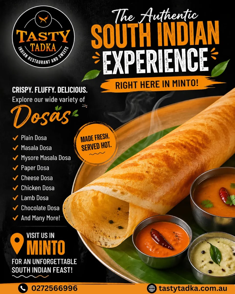 Menu, Tasty Tadka - Indian Restaurant and Sweets, Party Catering
