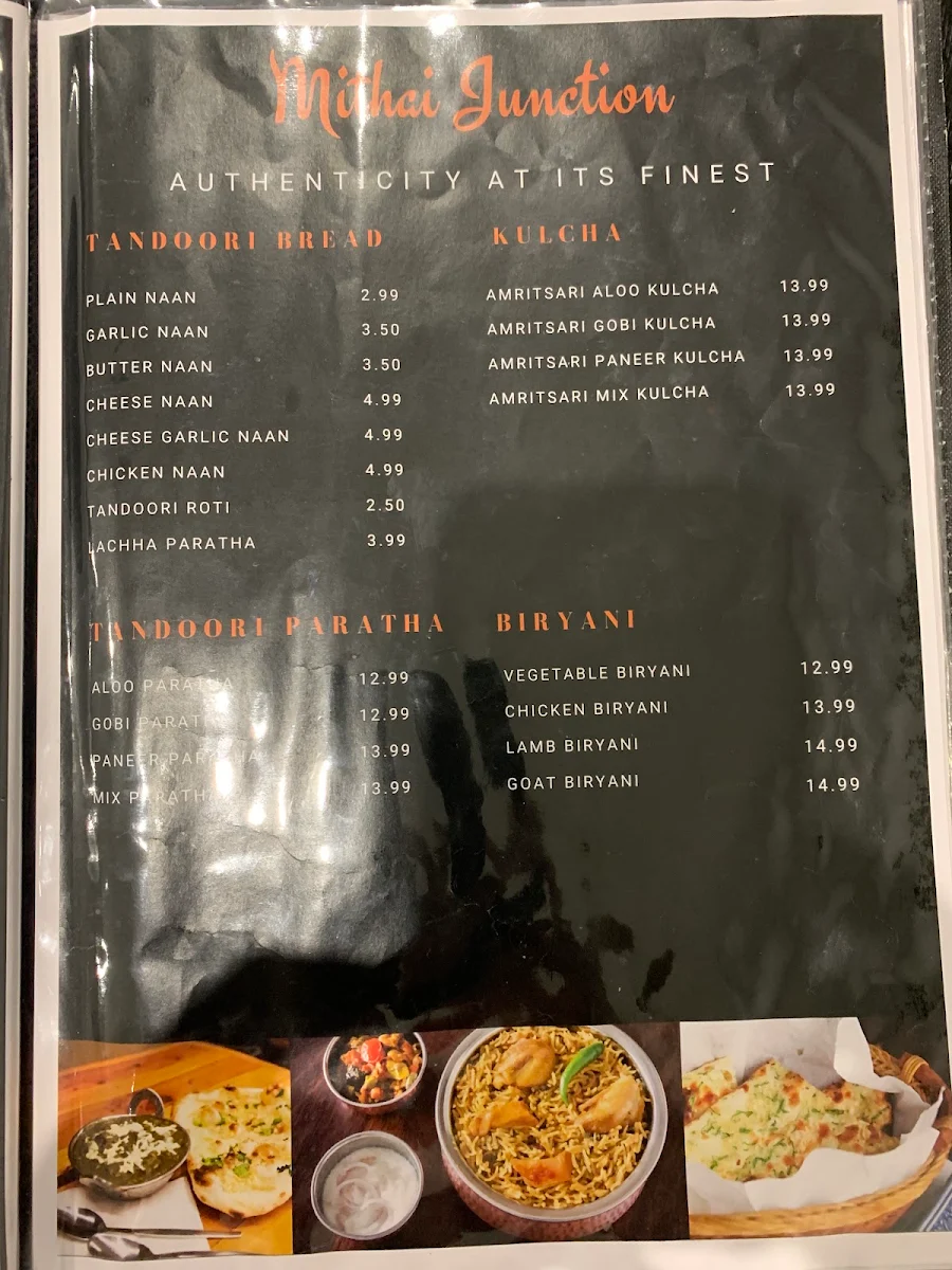 Menu, Tasty Tadka - Indian Restaurant and Sweets, Party Catering