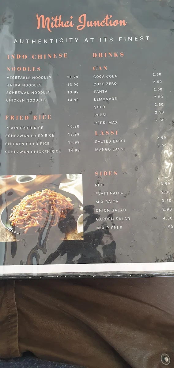 Menu, Tasty Tadka - Indian Restaurant and Sweets, Party Catering