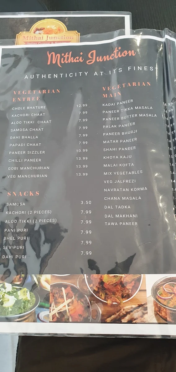 Menu, Tasty Tadka - Indian Restaurant and Sweets, Party Catering