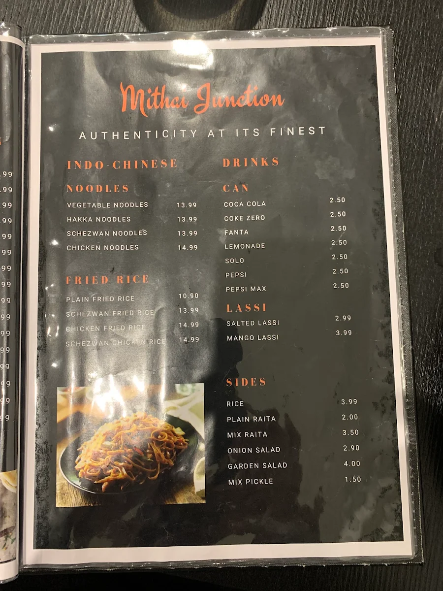 Menu, Tasty Tadka - Indian Restaurant and Sweets, Party Catering