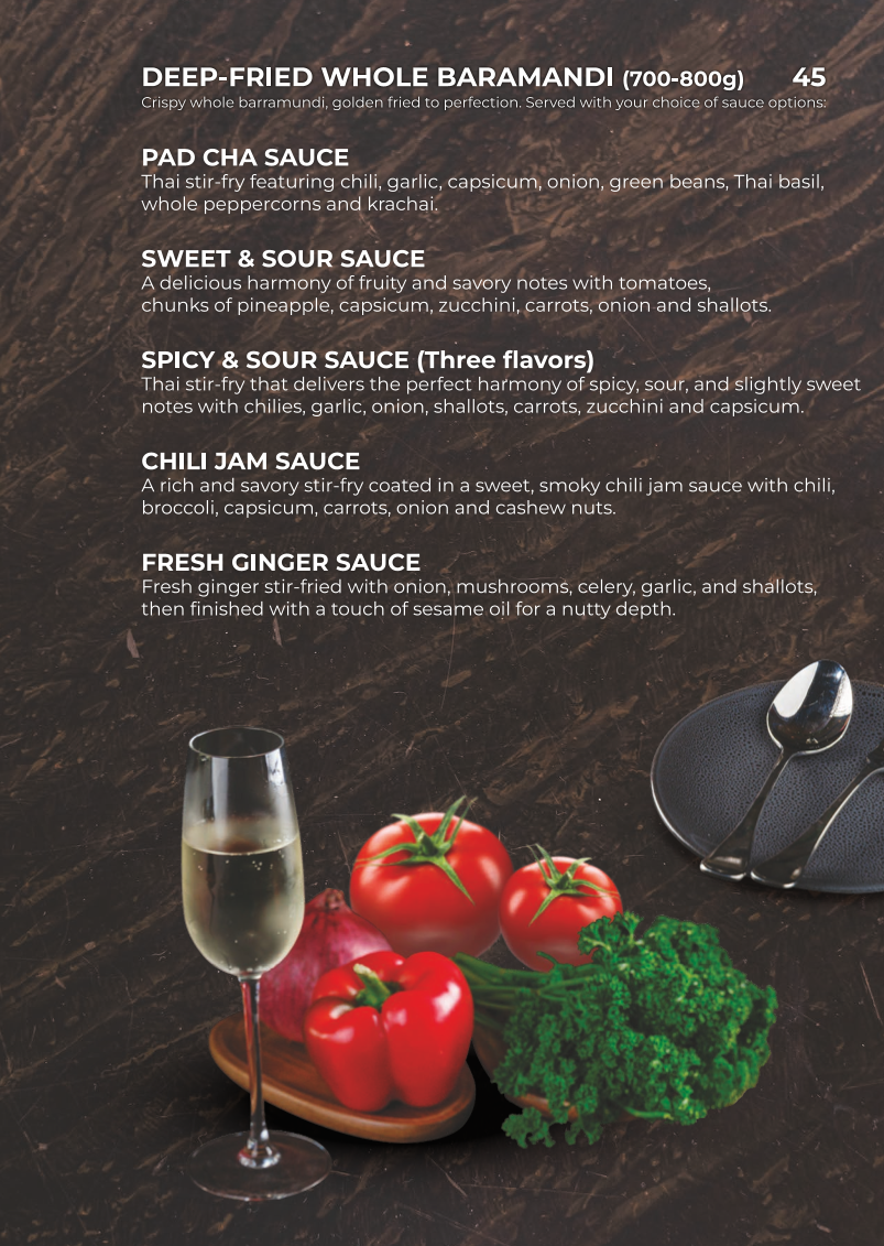 Menu, 86 BANGKOK (KAWANA SHOPPINGWORLD)