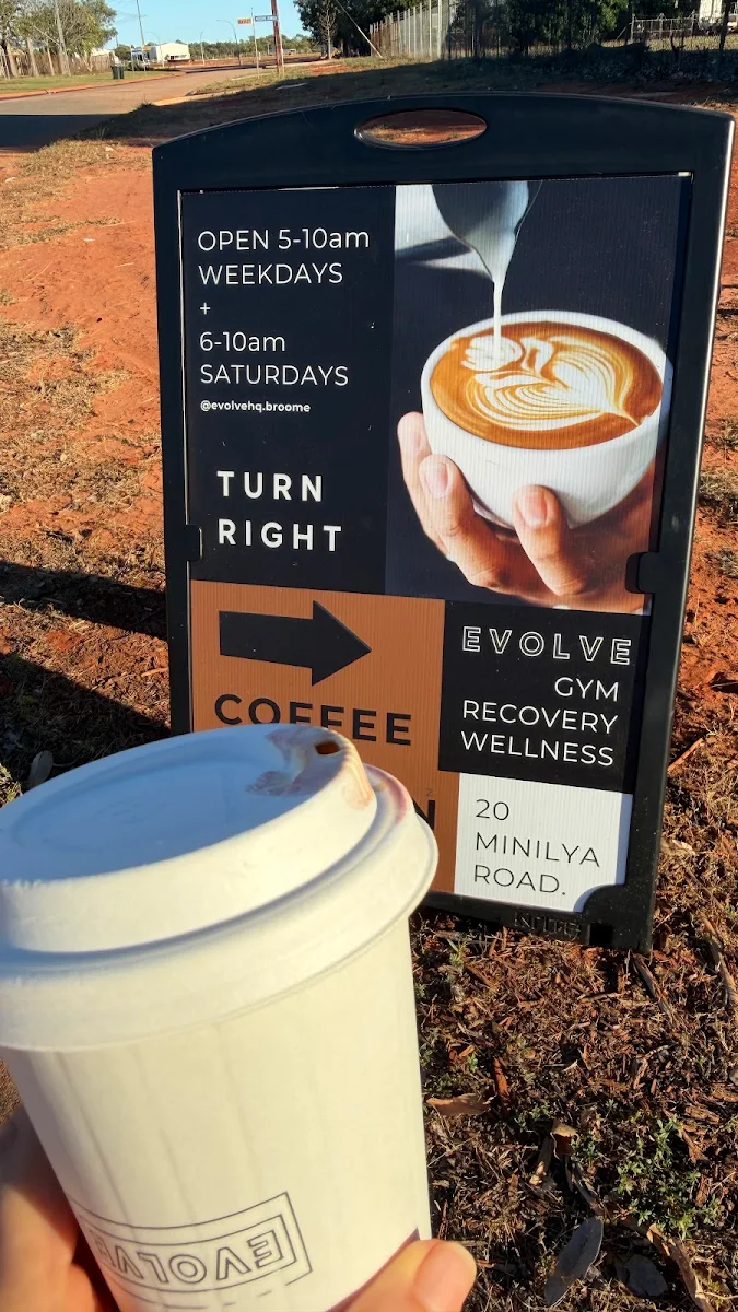 Menu, Evolve HQ - Coffee