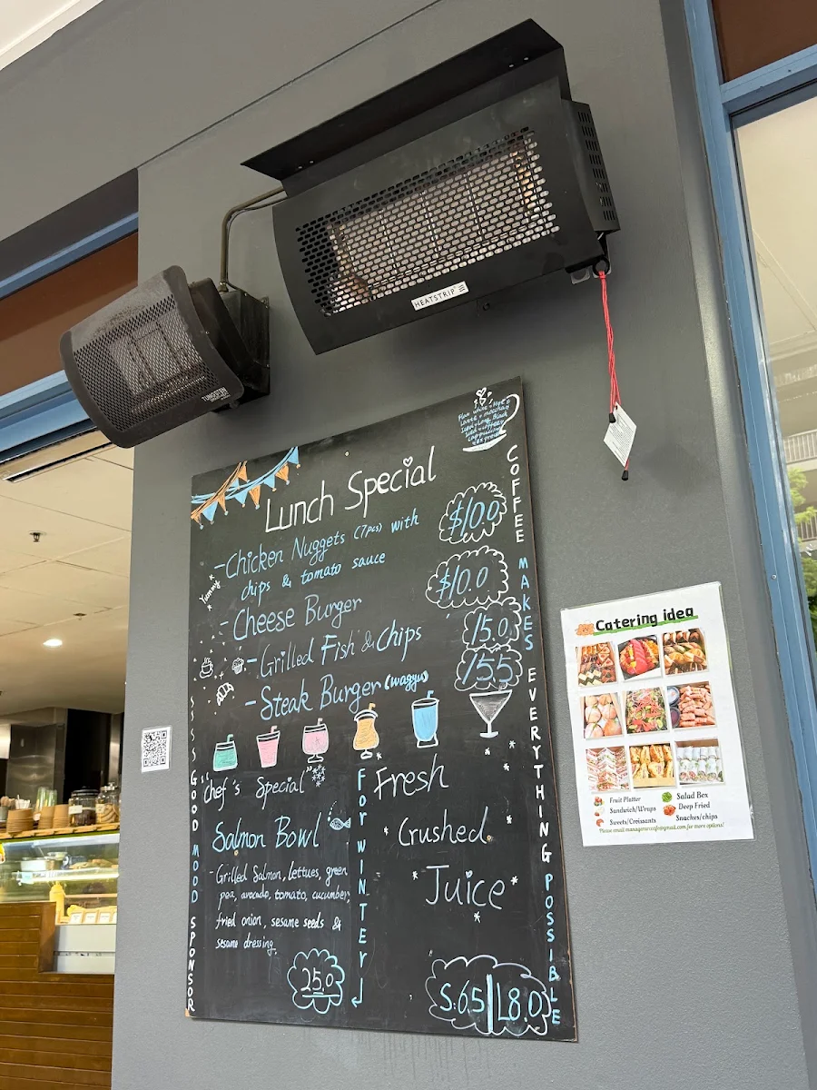 Menu, ARC Cafe