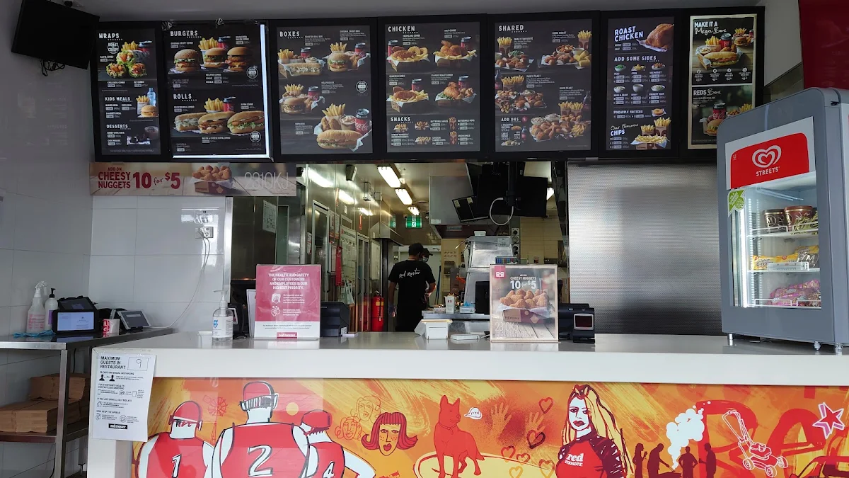 Menu, Red Rooster Ormond