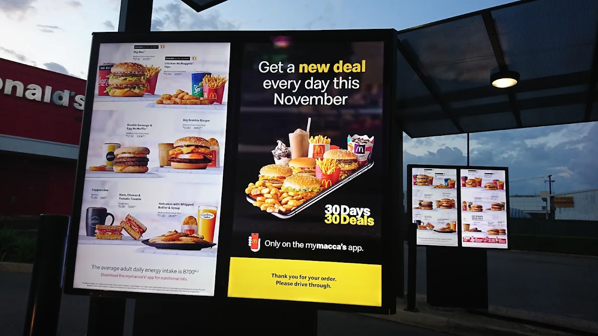 Menu, McDonald's Stuart Park