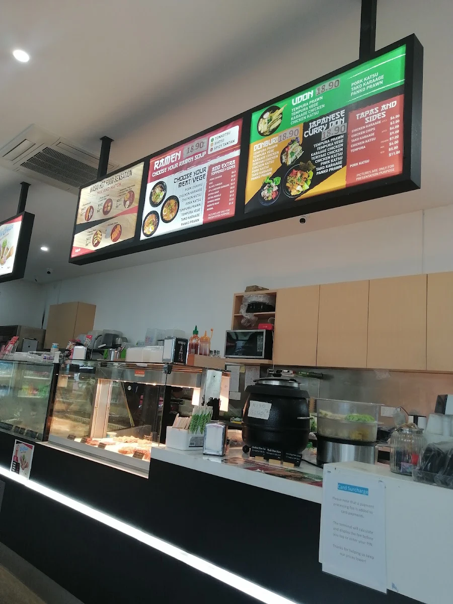 Menu, wasai sushi fryers