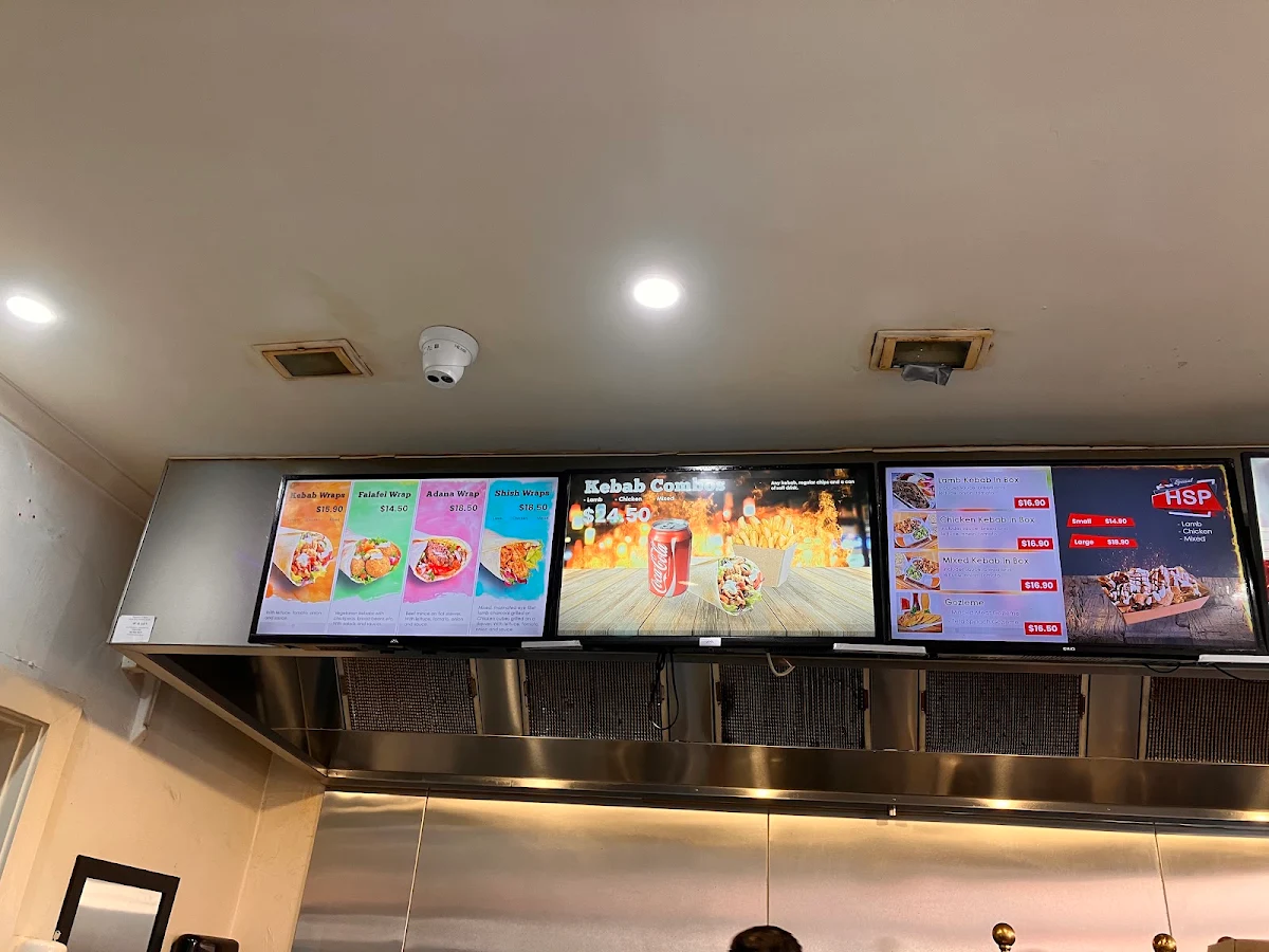 Menu, I'M Kebab Richmond