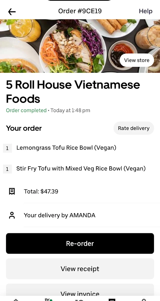 Menu, 5 Roll House_Vietnamese food_Northgate