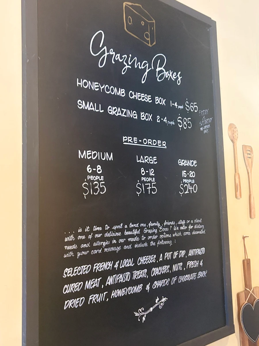 Menu, Platter Pantry