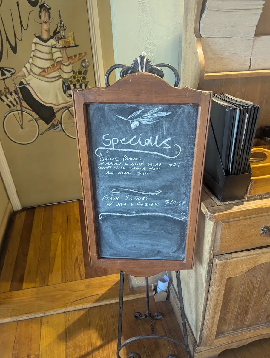 Menu, Platter Pantry