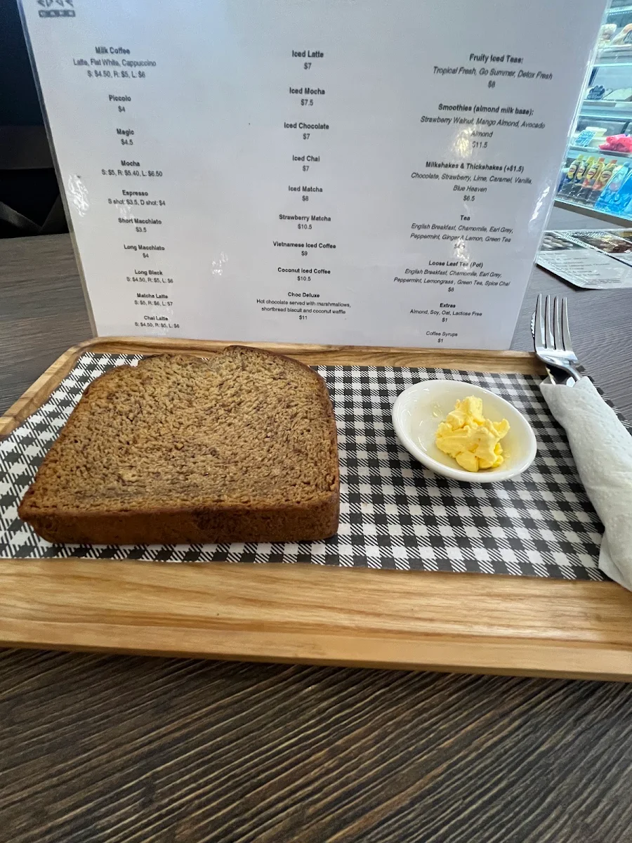 Menu, The Wedge Cafe