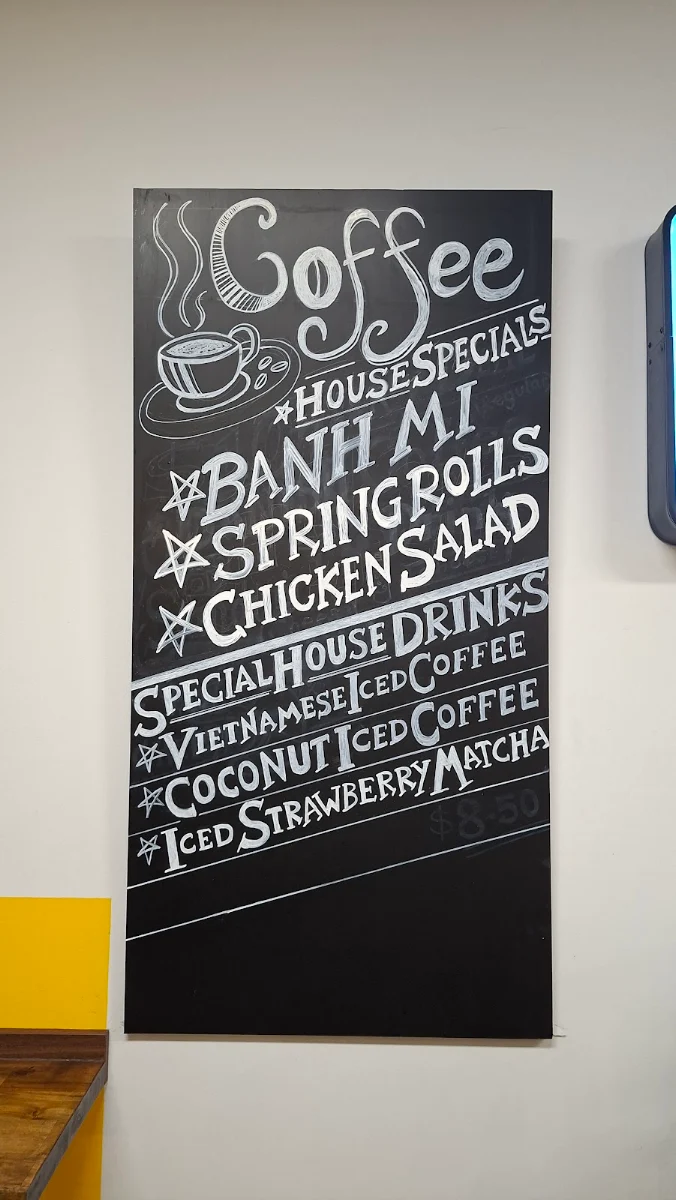Menu, The Wedge Cafe