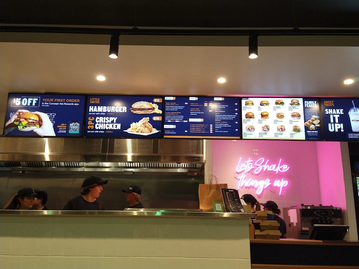 Menu, Pattysmiths Gwelup
