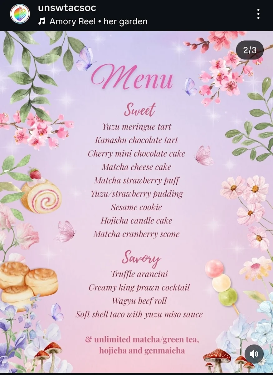 Menu, Nazimi Japanese Restaurant & Cafe