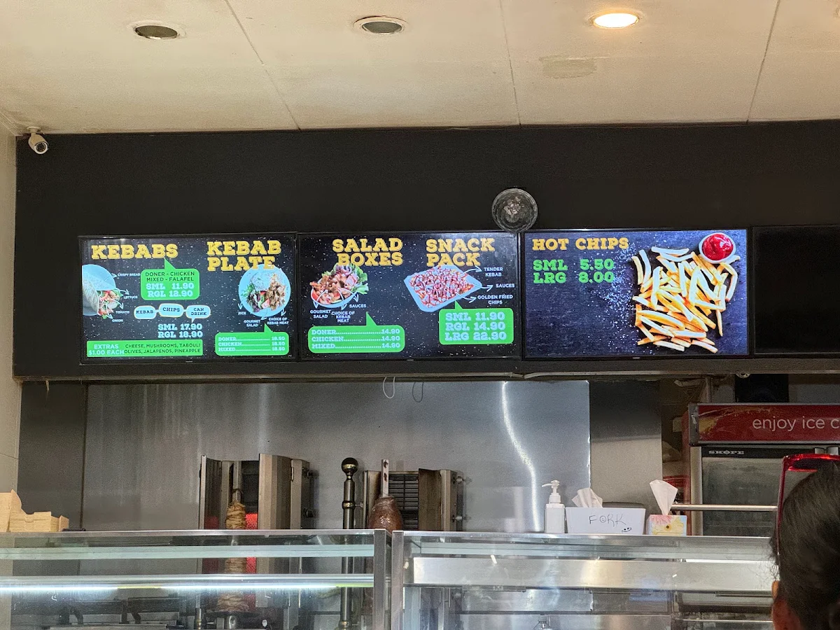 Menu, Mr Deno Kebab & Pizza