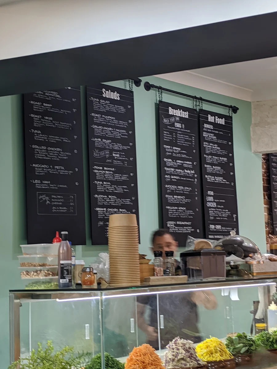 Menu, Grounded 2050 Cafe