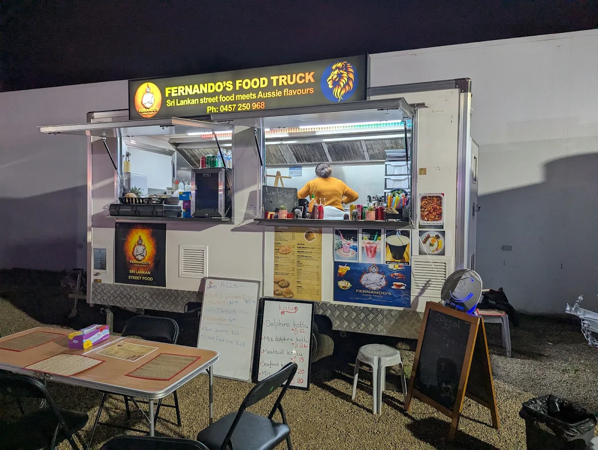 Menu, Fernando's food truck