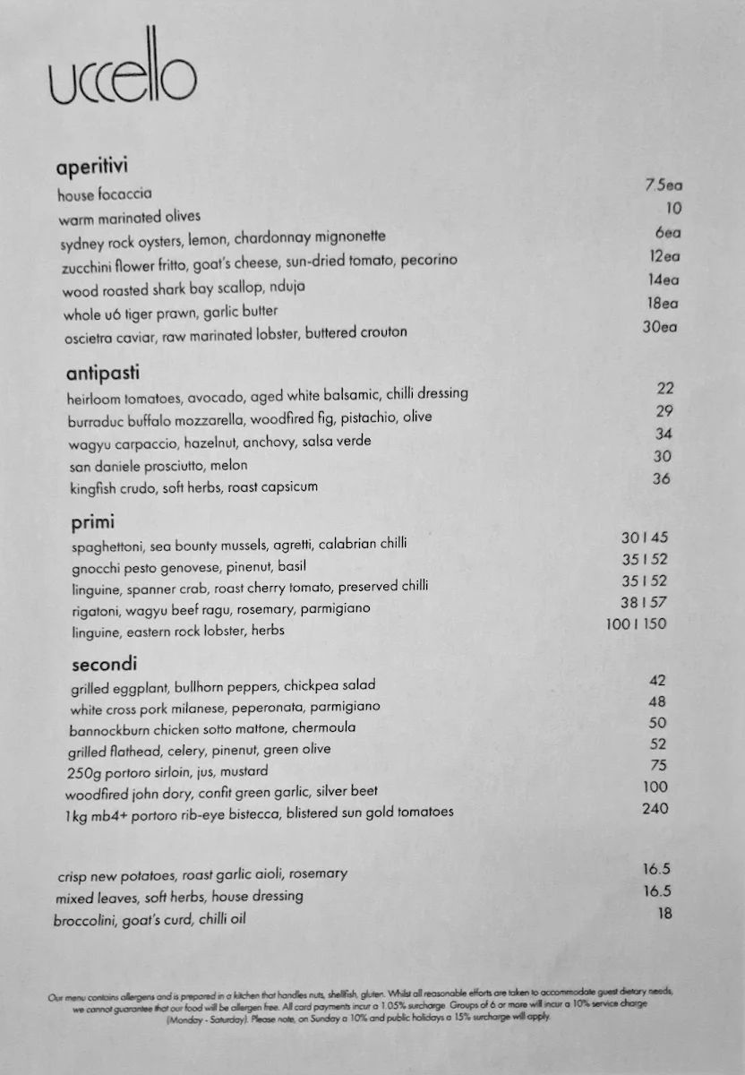 Menu, uccello