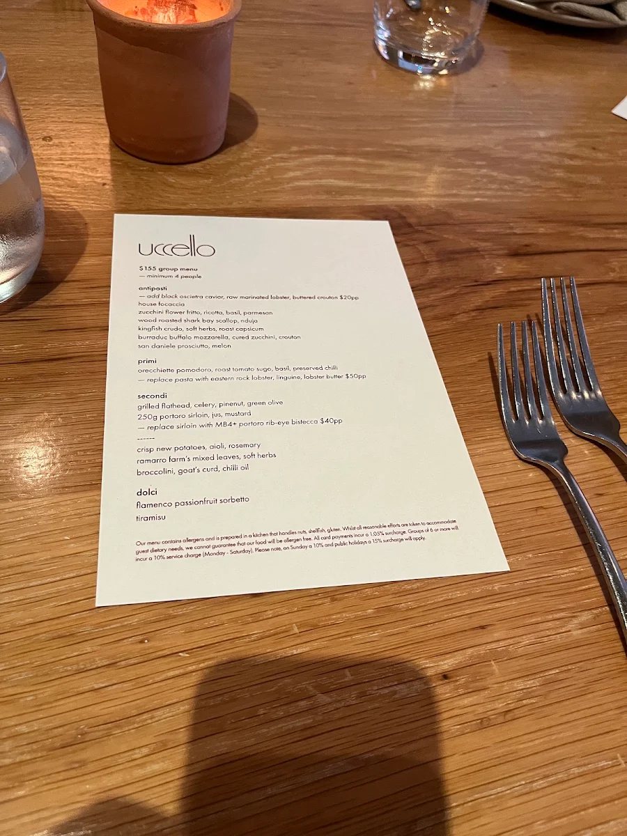 Menu, uccello