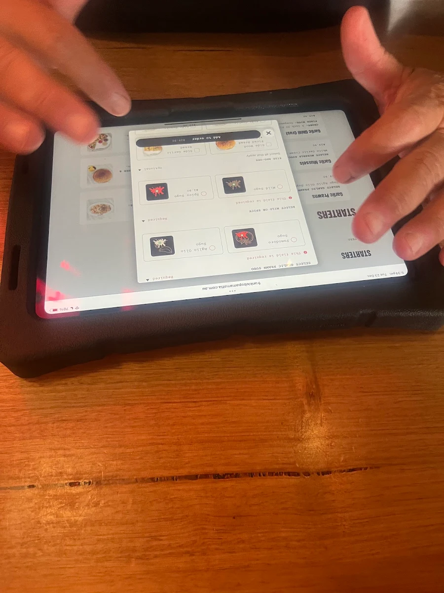Menu, BOCCA by Frankie B's