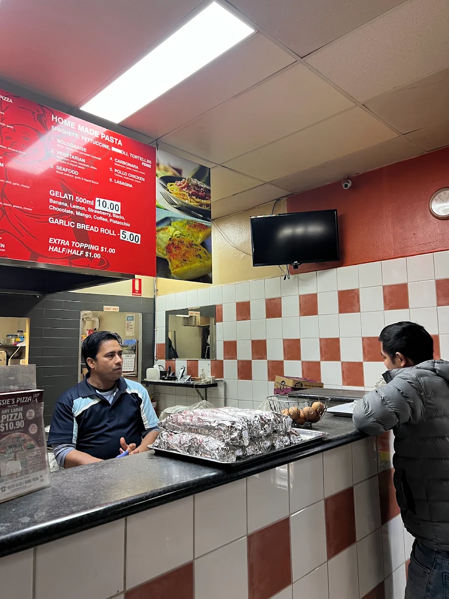 Menu, Jessie's Pizza - Oakleigh