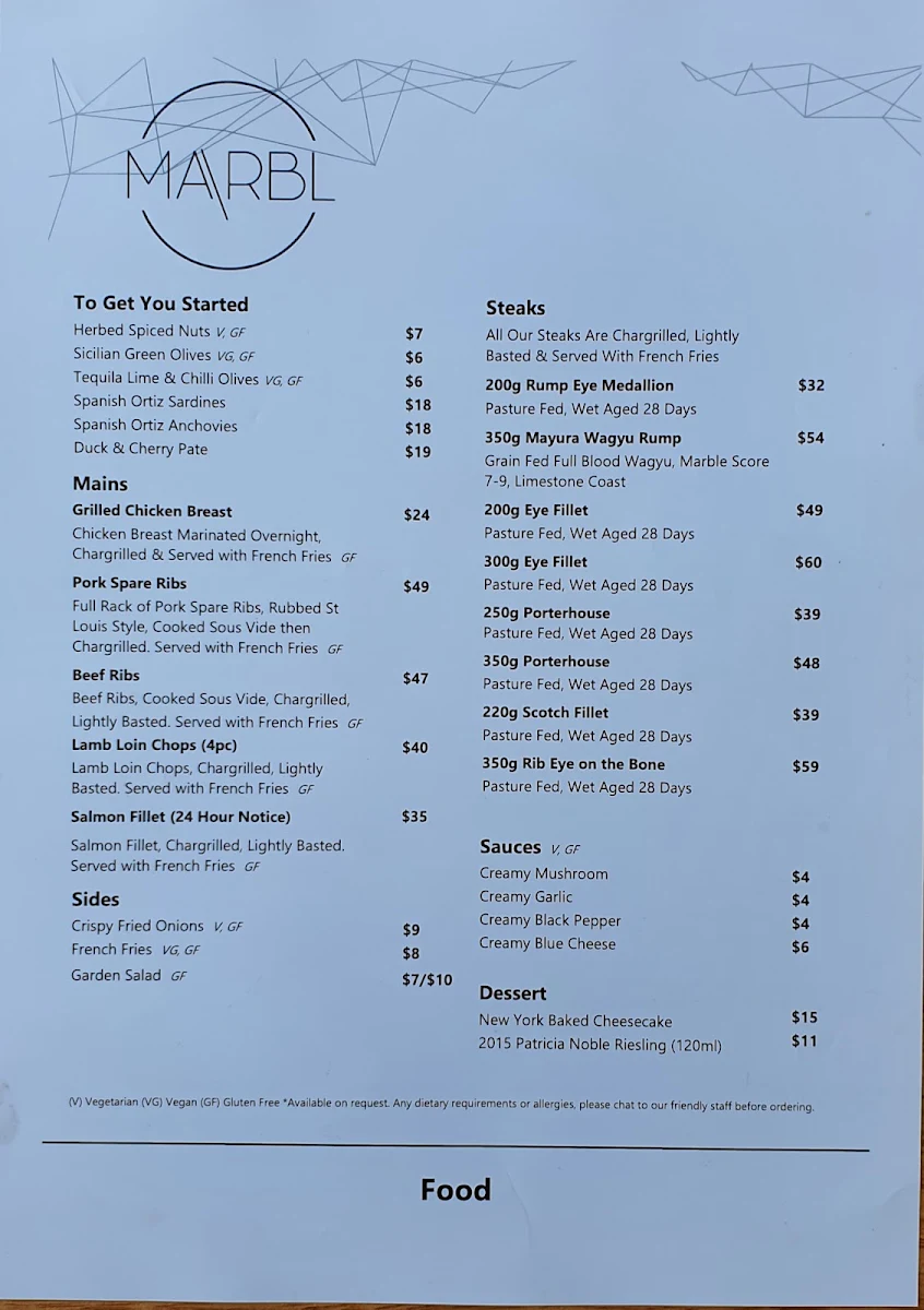Menu photo 1