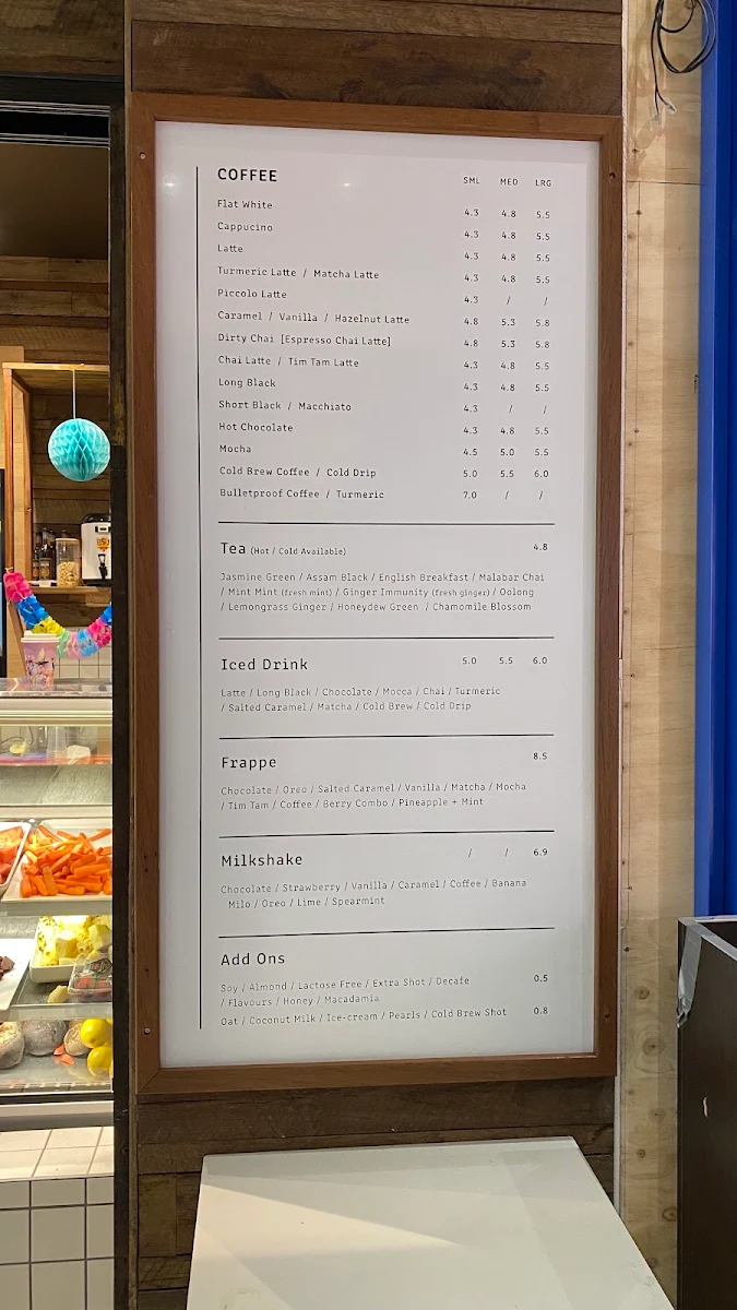 Menu, Tanakas Sushi and (Juice, smoothie bubble tea )