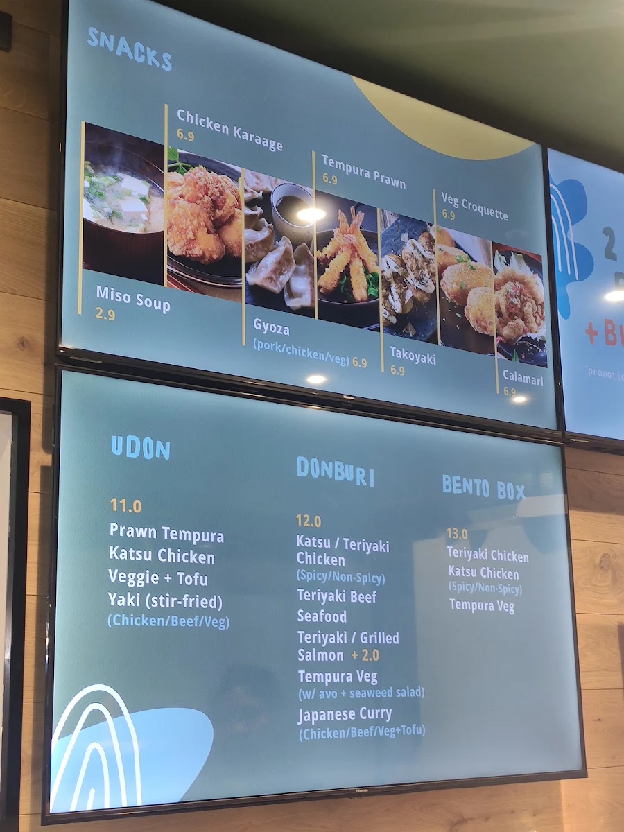 Menu, Tanakas Sushi and (Juice, smoothie bubble tea )