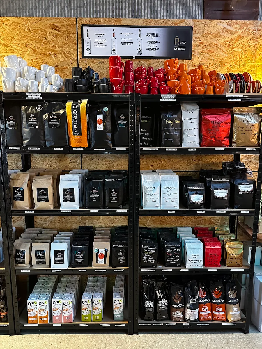 Menu, La Crema Reserve Roastery