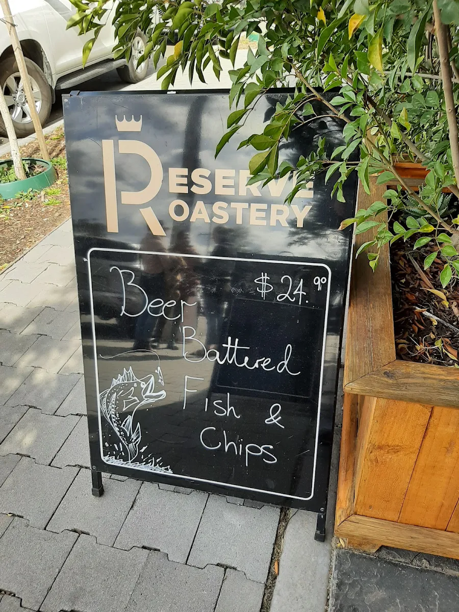 Menu, La Crema Reserve Roastery