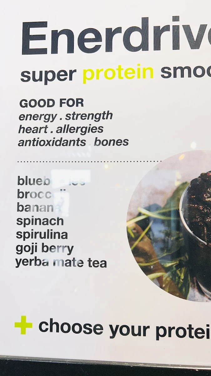 Menu, O Superfood