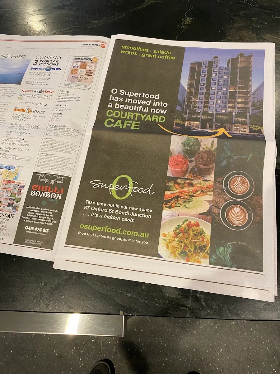 Menu, O Superfood