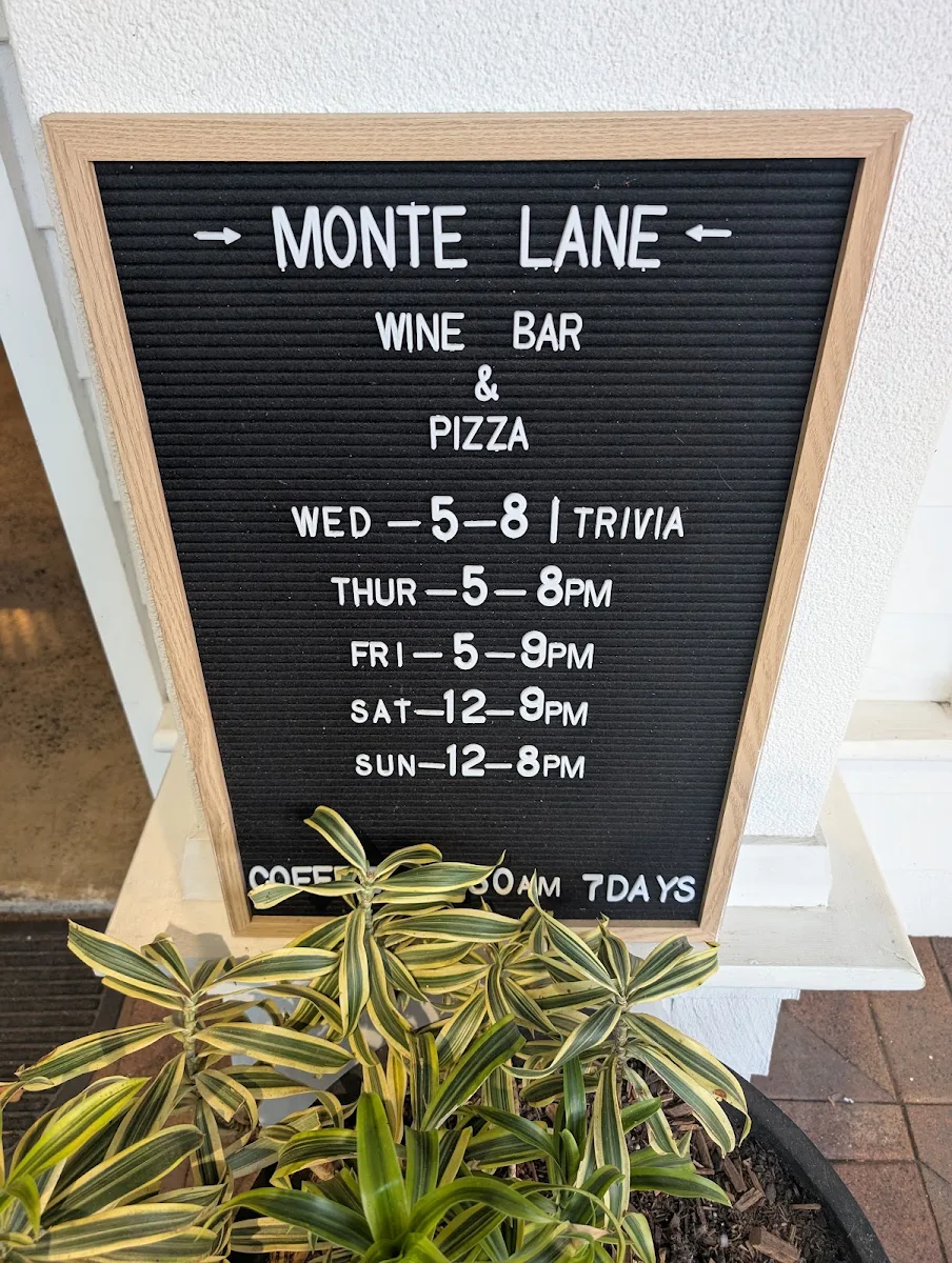 Menu, Monte Lane