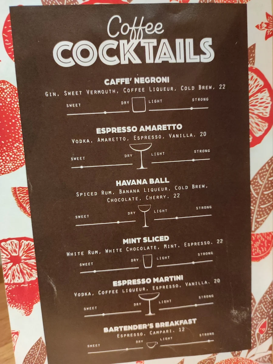 Menu, La Moka