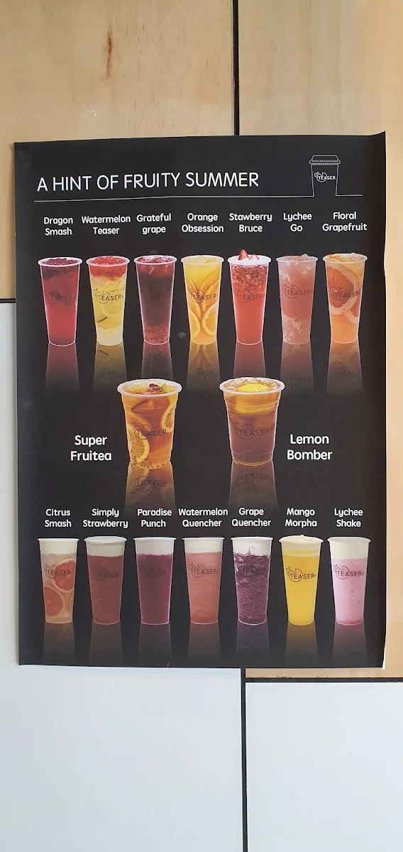 Menu, Teaser - Preston