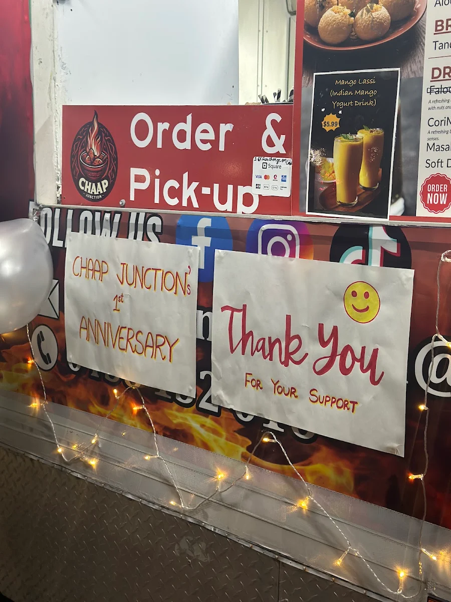Menu, Chaap Junction