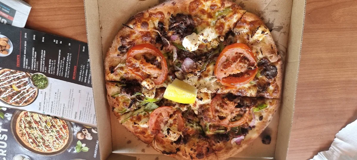 Menu, Crust Pizza St Marys