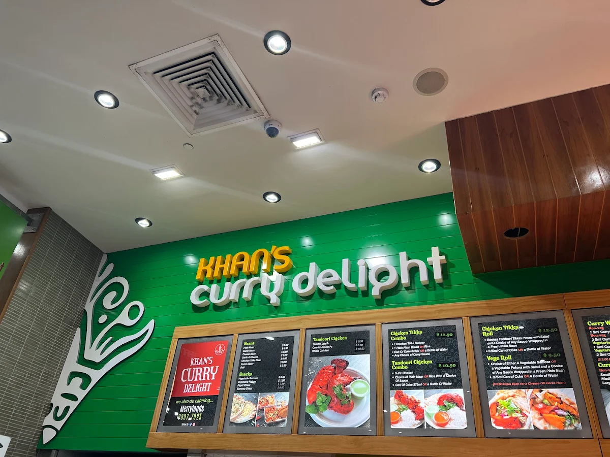 Menu, Khans Curry Delight