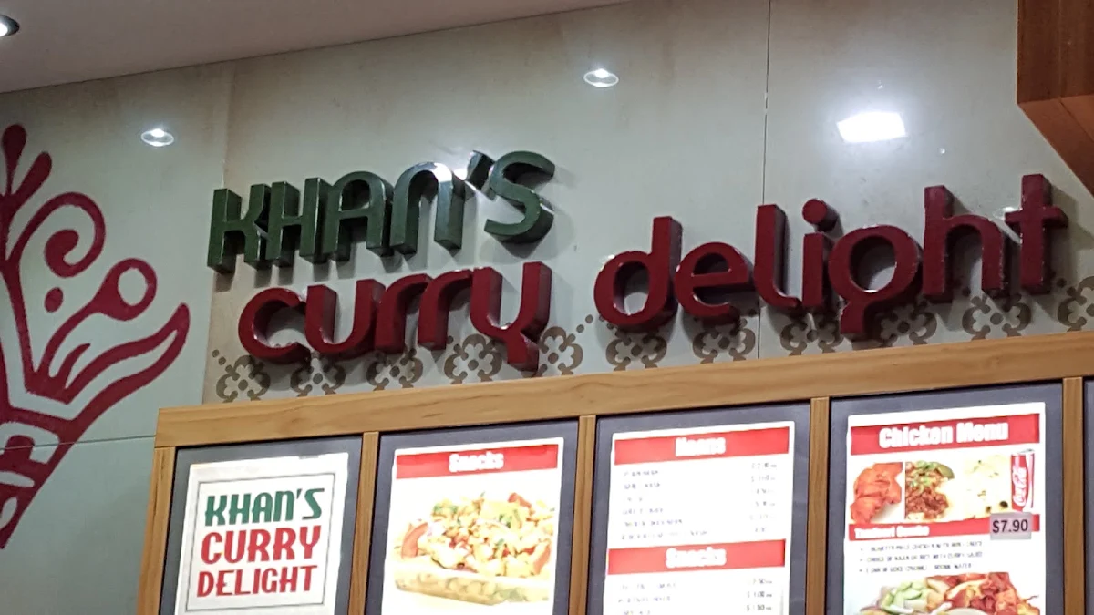 Menu, Khans Curry Delight