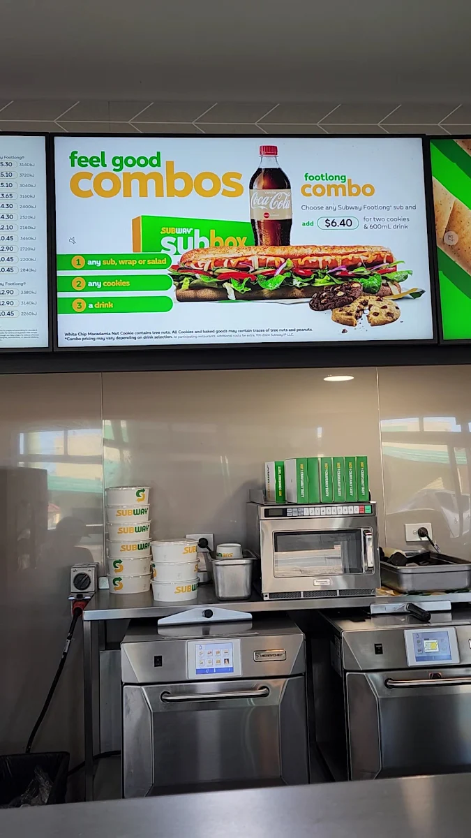 Menu, Subway