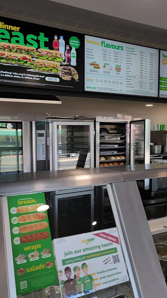 Menu, Subway