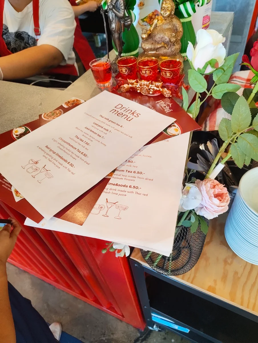 Menu, Phicha Thai Bistro