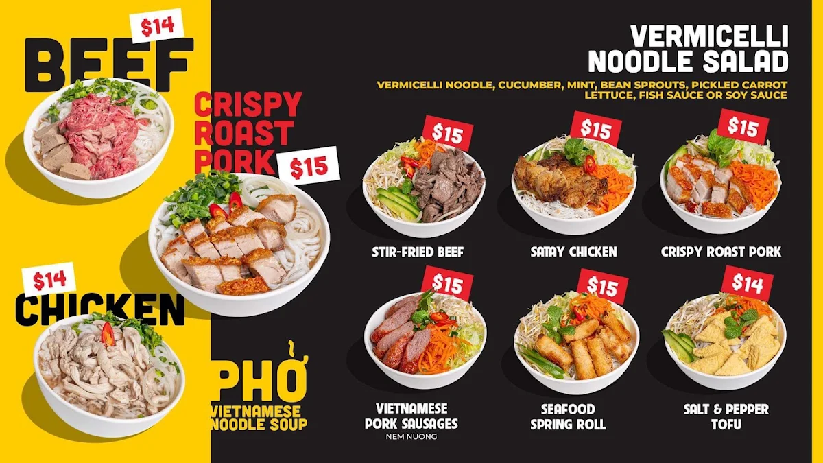 Menu, Xcell Roll