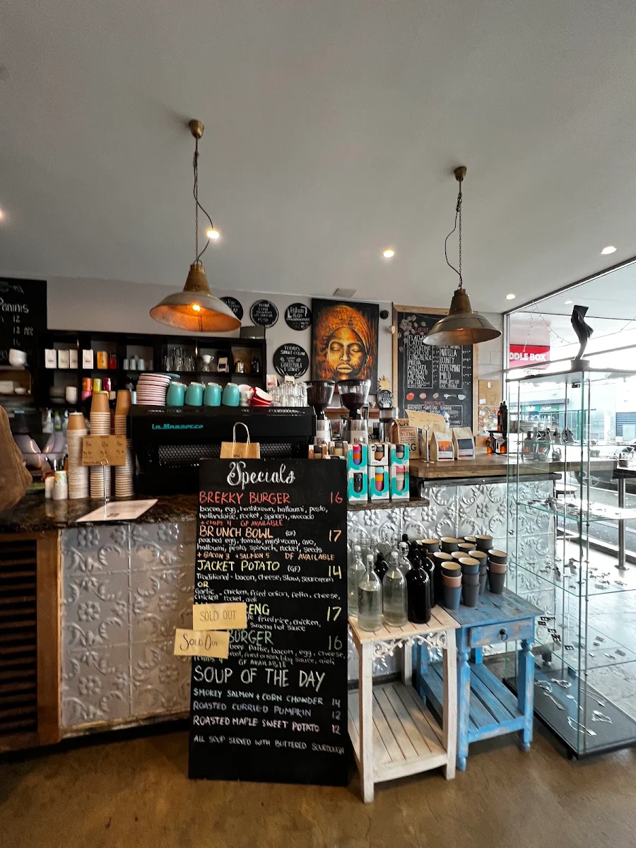 Menu, Seven Monks Cafe & Wares